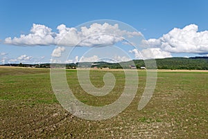 Empty Field and Cloudscape