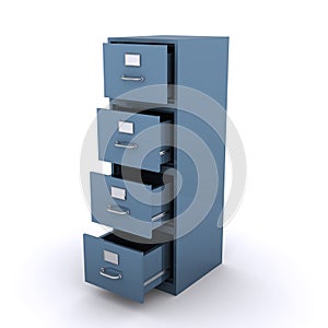 Empty file cabinet