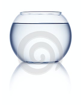 Empty fish bowl photo