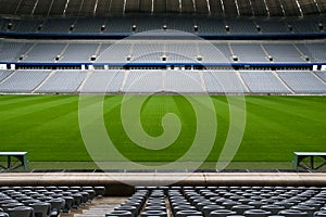 Empty Football Stadium