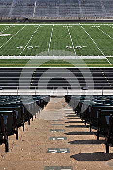 Empty Football Stadium