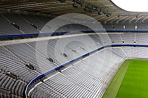 Empty Football Stadium