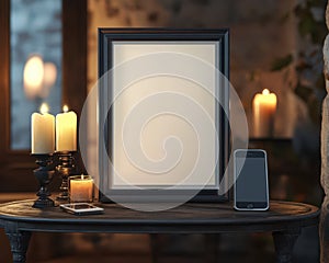 Candlelit Frame Display