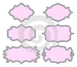 Empty frame vector symbol icon design. Beautiful illustration is