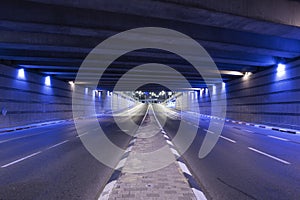 Empty freeway at night, Empty Road At Night