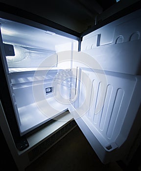 Empty fridge, minibar