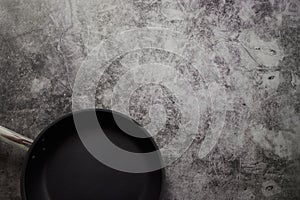 Empty Frying Pan Black ON Dark