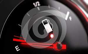 Empty Fuel Tank Indicator