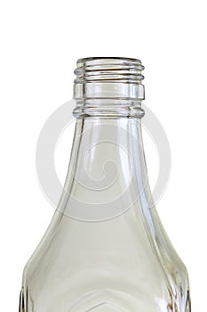 Empty glas bottle