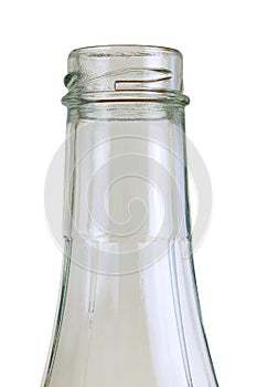 Empty glas bottle