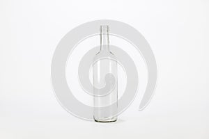 Empty glass bottle photo