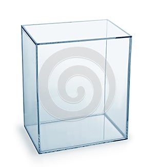 Empty glass box