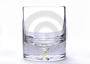 empty glass of whiskey