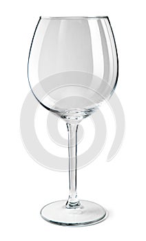Empty glass on white background with clipping path.