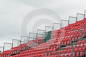 Empty grandstand