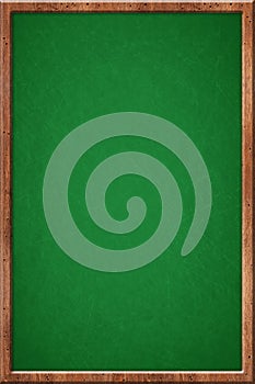 Empty green chalkboard