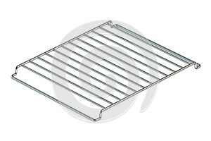 Empty grill rack