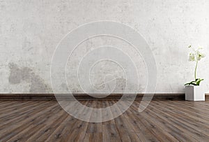 Empty grunge interior