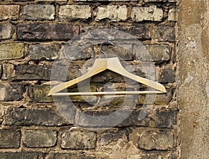 Empty hanger on the wall