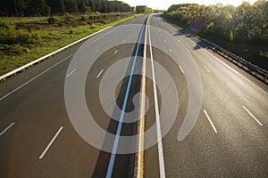 Empty highway photo