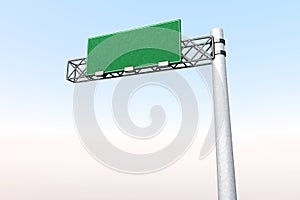 Empty Highway Sign