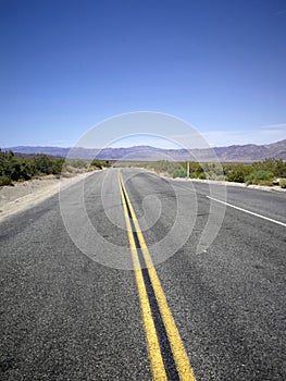 Empty highway somewhere in America
