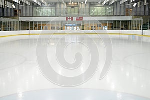Empty Hockey Rink photo