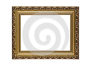 Empty horizontal frame for picture or portrait