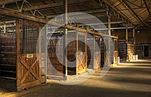 Empty Horse Barn