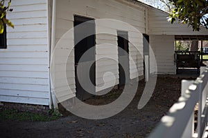 Empty horse barn in Charleston