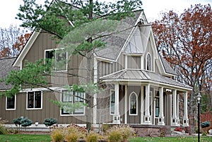 new house in the suburb