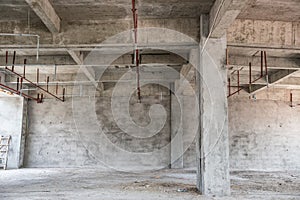 Empty industrial loft