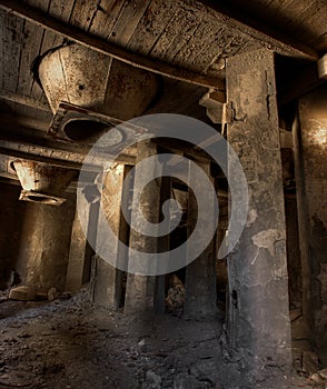 Empty industrial room