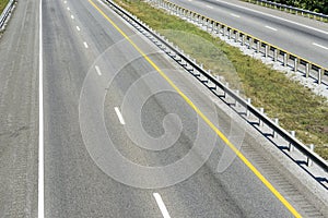 Empty Interstate Highway Copy Space