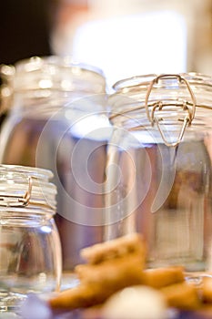 Empty jars