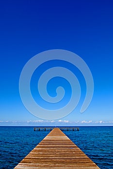 Empty jetty. photo