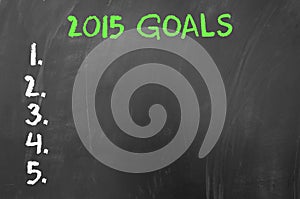 Empty list of 2015 goals