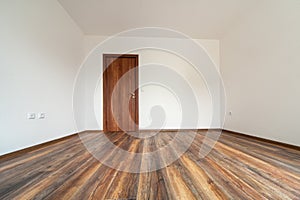 Empty living room. Beautiful apartment interior.