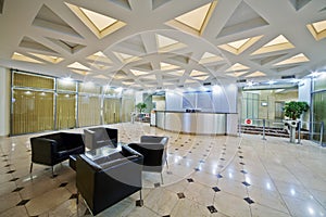 Lobby at business center photo