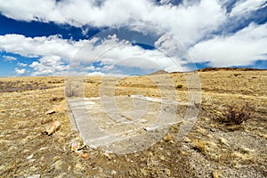 Empty Lot in Barren Field photo