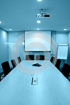 Empty meeting room