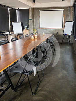 The empty meeting room for co-working space