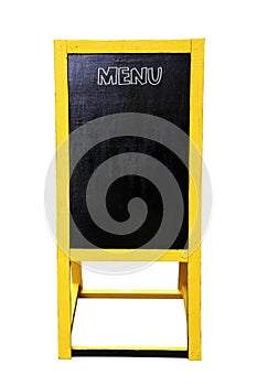 Empty Menu Board