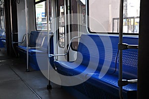 Empty Metro Train