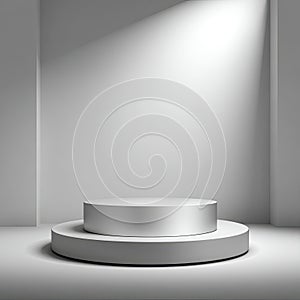 Minimalist Silver Podium