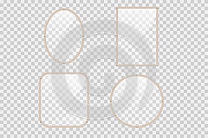 Empty mirrors with reflect