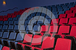 Empty Movie Theater Seats photo