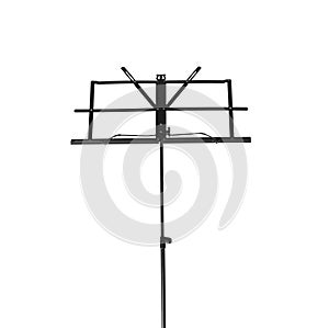 Empty music note stand