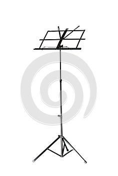 Empty music note stand