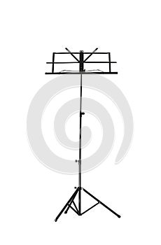 Empty music note stand